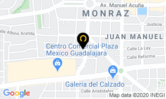 Mapa de Consultorio De Imagen en Guadalajara