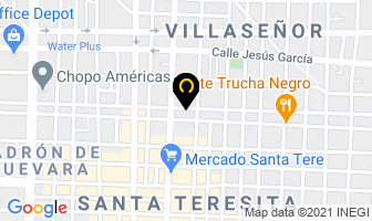 Mapa de Consultorio Dental en Guadalajara