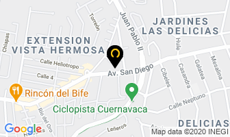 Mapa de Contadores Y Asociados en Cuernavaca