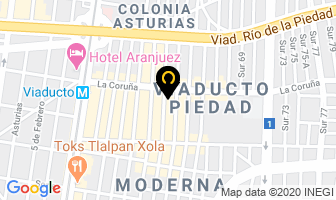 Mapa de Continental De Uniformes S.a De C.v en Ciudad de Mexico