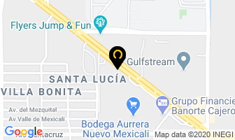 Mapa de Control De Plagas Fumigaciones Mexicali en Mexicali