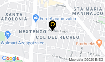 Mapa de Corporativo Inteltex S.a De C.v en Ciudad de Mexico