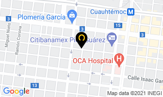 Mapa de CortÉz Y Cia. en Monterrey