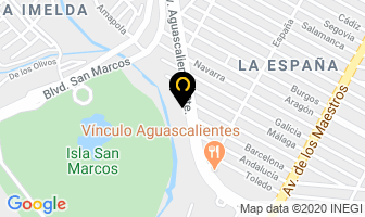 Mapa de Cortinas De Acero Almex en Aguascalientes