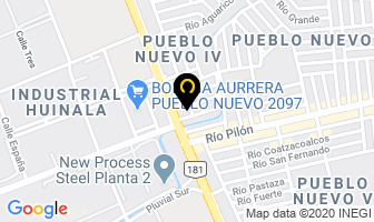 Mapa de Cortinas Metalicas Aguilar en Apodaca