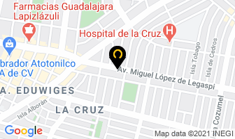 Mapa de Cosmos Rent A Car en Guadalajara