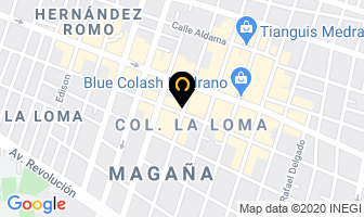 Mapa de Creaciones Esmeralda en Guadalajara