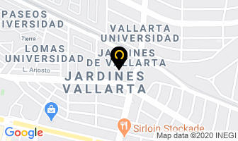 Mapa de Cricin Albercas en Zapopan