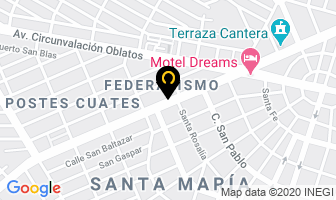 Mapa de Cristalautos Jalisco en Guadalajara