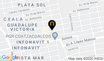 Mapa de Cristealum en Coatzacoalcos