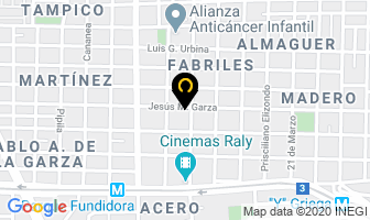 Mapa de Cromadora Jose Perez en Monterrey