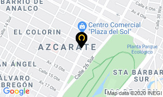 Mapa de Cubreasientos Bonilla en Puebla