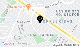 Mapa de Cuevas Caballero Roberto en Monterrey