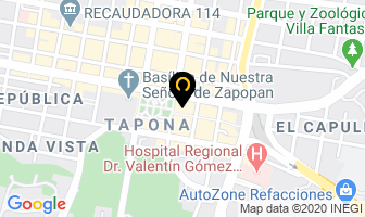 Mapa de Cursos Conea en Zapopan