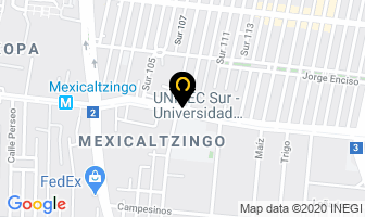 Mapa de Cursos Y Clases De Inglés Iztapalapa en Ciudad de Mexico