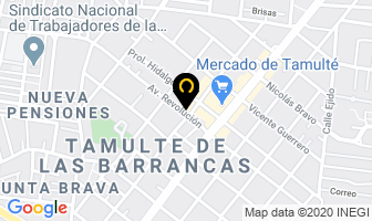 Mapa de Daps Seguros en Villahermosa