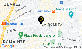 Mapa de De La Rosa Abogados Asociados S.c. en Cuauhtémoc