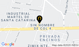 Mapa de Debitumen Sa De Cv en Santa Catarina