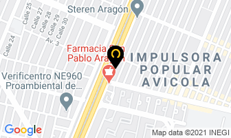Mapa de Decoraciones Hernandez en Nezahualcóyotl