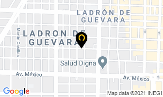 Mapa de Dental Horus en Guadalajara