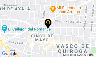 Mapa de Dental Vasco en Morelia