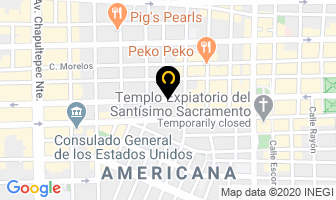 Mapa de Dentilandia en Guadalajara