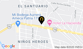 Mapa de Deposito Mota en Ameca
