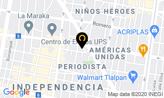 Mapa de Dermatologia Villagomez en Ciudad de Mexico