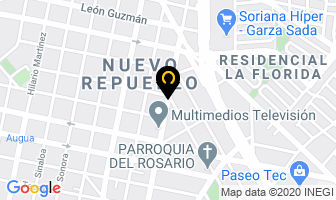 Mapa de Desarrollo Y Sistemas Teo, S.a. De C.v. en Monterrey