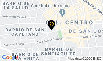 Mapa de Despacho Juridico en Irapuato