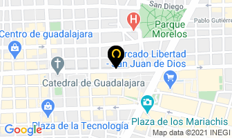 Mapa de Despacho Juridico Laboral en Guadalajara