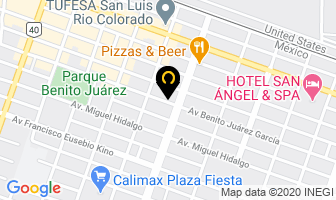 Mapa de D´glamour Studio en San Luis Río Colorado