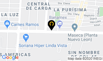 Mapa de Dinarsa Radiadores en Guadalupe