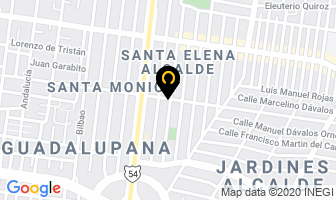 Mapa de Dinastia De Guerreros Tae Kwondo en Guadalajara