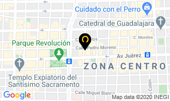 Mapa de Disfraces Kamida en Guadalajara