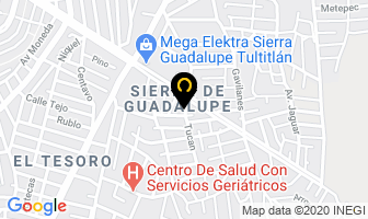 Mapa de Distribuidora De Aluminio Industrial S.a. De Cv en Ciudad de Mexico