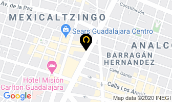 Mapa de Distribuidora De Hules Automotrices en Guadalajara
