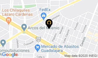 Mapa de Distribuidora Filtro Pec, S.a. De C.v en Guadalajara