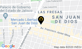 Mapa de Distribuidores Torrey en Guadalajara