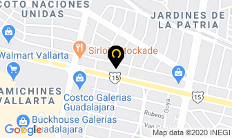 Mapa de Distribuidores Volkswagen en Zapopan