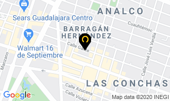 Mapa de Divisiones Nueva Era S.a. De C.v. en Guadalajara