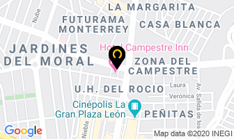 Mapa de Dr. Celso Vicente Serrano Cárdenas en León