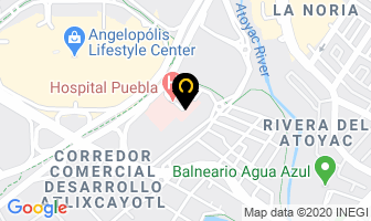 Mapa de Dr. Cesar Cervantes Viloria  Endoscopista Hospital Puebla en Puebla