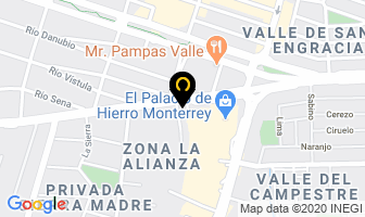 Mapa de Dr. Gerardo Guajardo Lopez en Monterrey