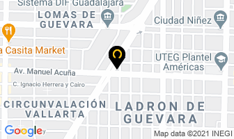 Mapa de Dr. Jesus PeÑa PeÑa en Guadalajara
