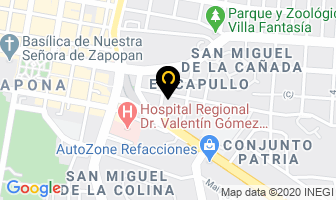 Mapa de Dr. Jorge Saucedo PÉrez en Zapopan