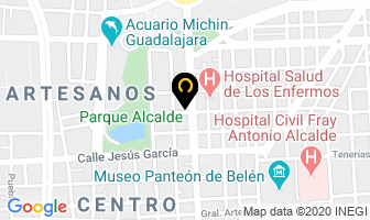 Mapa de Dr. Mario Joel Sandoval Sandoval en Guadalajara