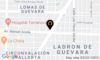 Mapa de Dra Brenda Perez Mendez en Guadalajara