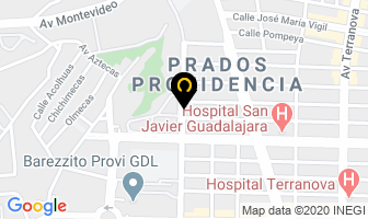 Mapa de Dra. Evangelina Guitierrez C. en Guadalajara