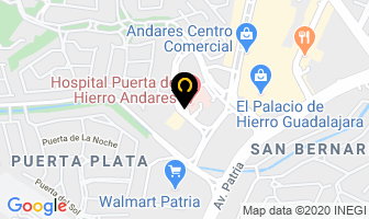 Mapa de Dra. Fabiola Hernandez Bonifaz en Zapopan